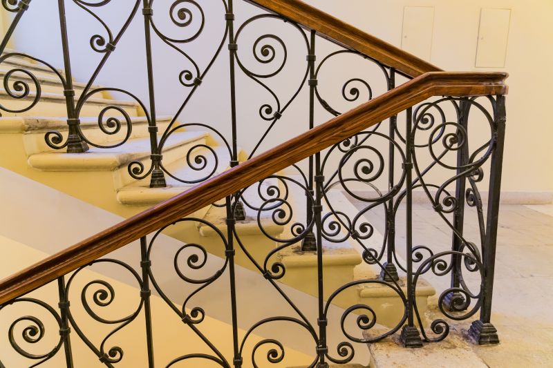 Decorative Iron Railing Art